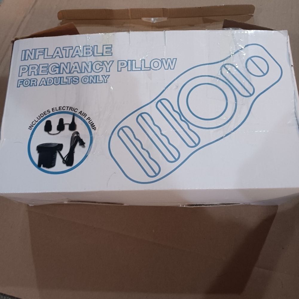 Inflatable Pregnancy Pillow with Electric Air Pump